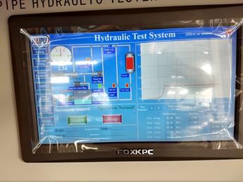 出口科威特玻璃鋼管水壓試驗機調(diào)試出貨圖片4